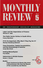 Monthly Review Volume 51, Number 5 (October 1999)