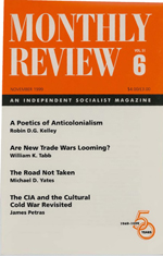 Monthly Review Volume 51, Number 6 (November 1999)