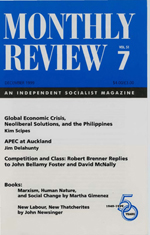 Monthly Review Volume 51, Number 7 (December 1999)