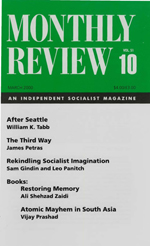 Monthly Review Volume 51, Number 10 (March 2000)