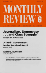 Monthly Review Volume 52, Number 6 (November 2000)