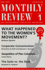 Monthly Review Volume 53, Number 1 (May 2001)