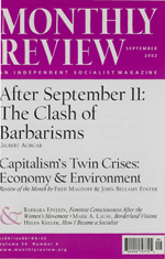 Monthly Review Volume 54, Number 4 (September 2002)