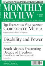 Monthly Review Volume 55, Number 10 (March 2004)