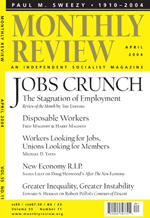 Monthly Review Volume 55, Number 11 (April 2004)