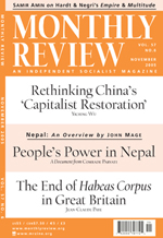 Monthly Review Volume 57, Number 6 (November 2005)