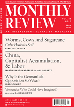 Monthly Review Volume 59, Number 1 (May 2007)