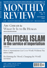 Monthly Review Volume 59, Number 7 (December 2007)