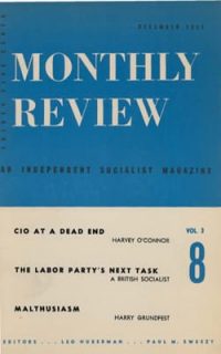 Monthly Review Volume 3, Number 8 (December 1951)
