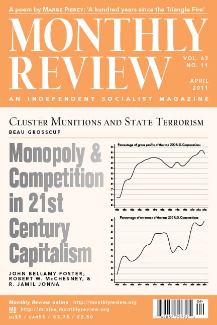 Monthly Review Volume 62, Number 11 (April 2011)