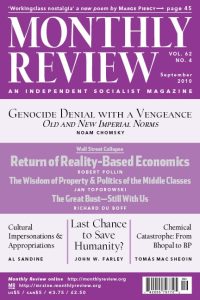 Monthly Review Volume 62, Number 4 (September 2010)