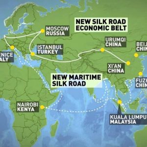 One Belt, One Road Map