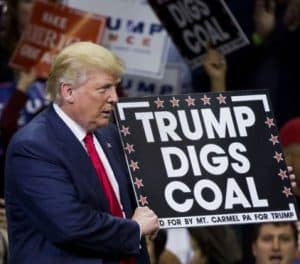 Trump Digs Coal