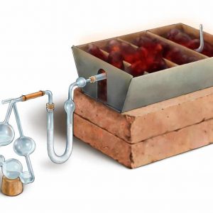 Apparatus for organic elemental analysis used by Justus von Liebig