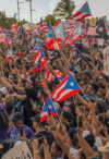 Protests in Puerto Rico in August of 2019