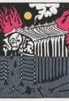 Bonehouse - Linocut Print by Sophy Hollington