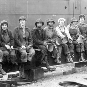 Seattle Strike 1919 Women workers B&W for web