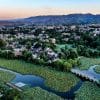 Aerial photo of Dihua, an ancient town in Danfeng County, Shangluo City of northwest China's Shaanxi Province