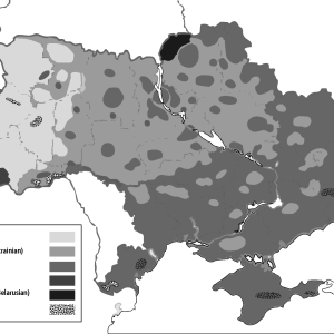 Palley Map 1. Languages of Ukraine